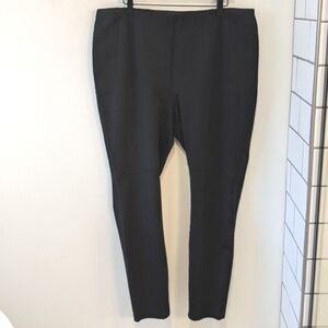 Eileen Fisher Women's Black Pull On Stretch Pants Size 2X